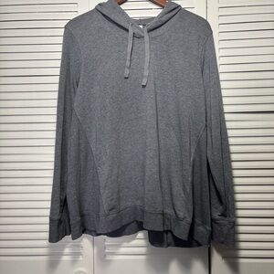Old Navy Active Women’s Gray Cotton Pullover Hoodie Size L